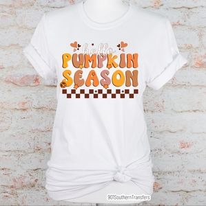 Pumpkin season dtf transfer